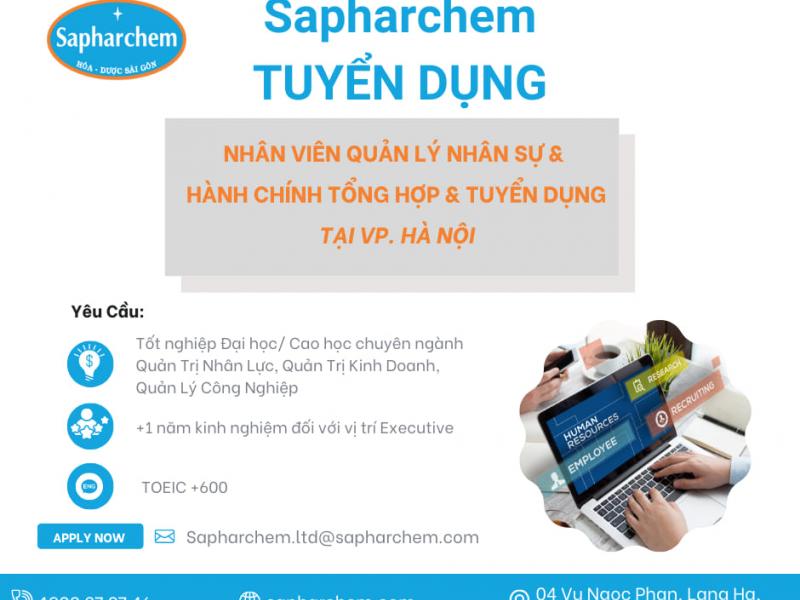 Công ty Sapharchem Tuyển dụng