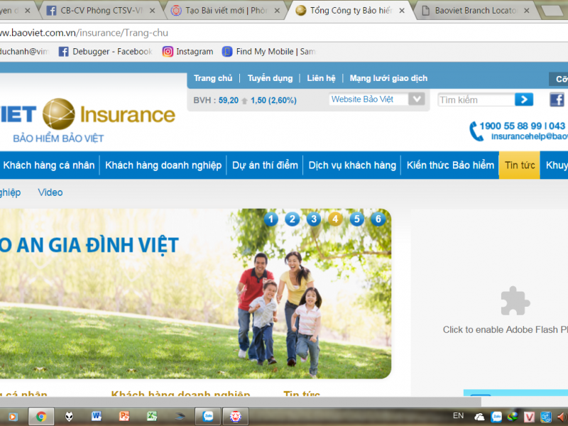 Công ty Bảo Việt Hải Phòng có nhu cầu tuyển dụng năm 2017