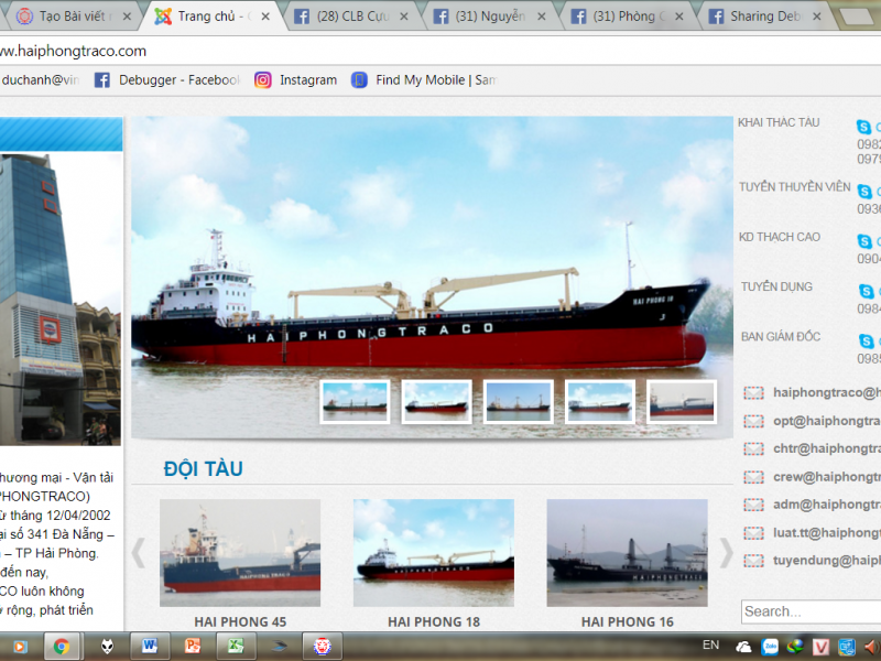 Công ty TNHH Thương mại – Vận tải Hải Phòng (HAIPHONGTRACO) tuyển dụng 2017