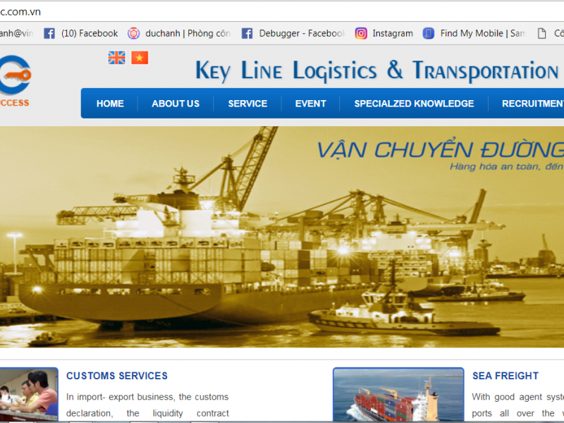 Công ty TNHH Giao nhận và Vận tải Key line (KLLC) www.kllc.com.vn​ tuyển dụng tháng 11 - 2017