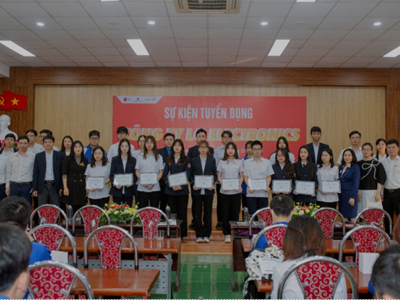 Tổ chức tầm nhìn thế giới và Tập đoàn LG phối hợp với Trường ĐHHHVN tổ chức sự kiện tuyển dụng, bàn giao trang thiết bị thí nghiệm điện và trao học bổng cho sinh viên
