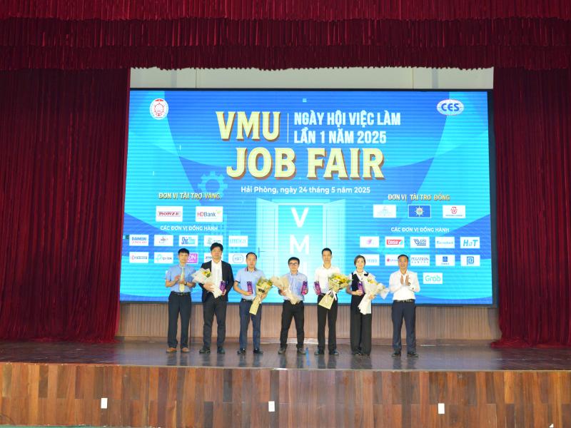 Ngày hội việc làm Trường Đại học Hàng hải Việt Nam lần 1 năm 2025 - VMU Job Fair