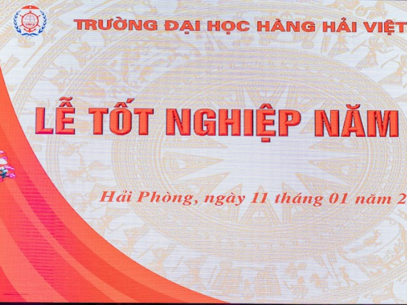Lễ tốt nghiệp ĐH Hàng hải VN 2023