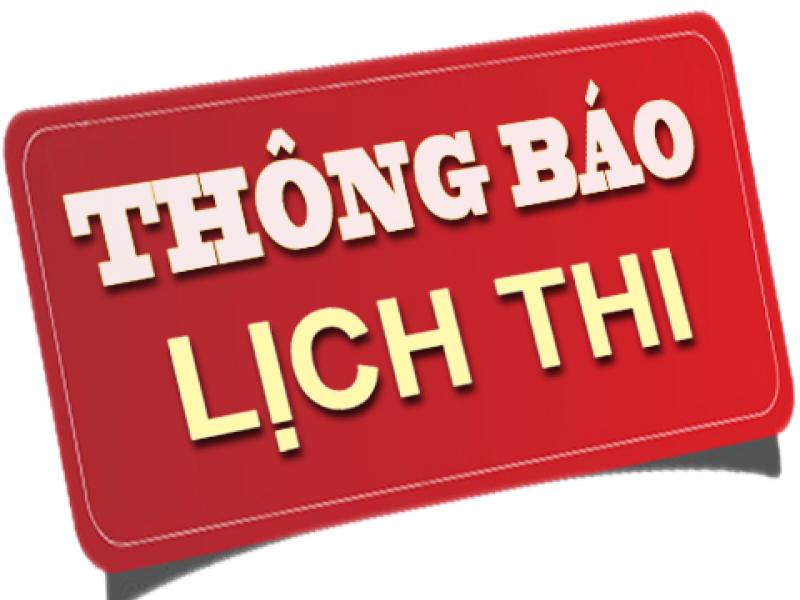 THÔNG BÁO Kế hoạch tổ chức thi kỳ thi phụ tháng 04/2017